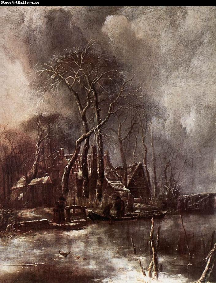 Jan van de Capelle Winter Landscape